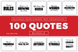 100 Business Quotes Bundle