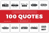 100 Corporate Quotes Bundle