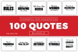 100 Powerful Quotes Bundle