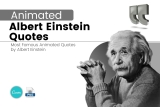 Animated Albert Einstein Quotes Canva Templates