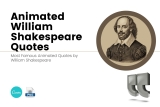 Animated William Shakespeare Quotes with Canva Templates