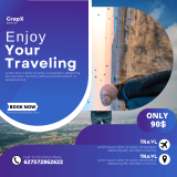 Travel Agency Social Media Post Template Free Canva Template